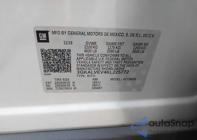 3GKALVEV4KL225772: 39976582