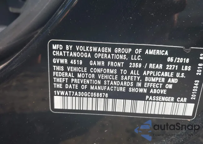 1VWAT7A30GC058676: 39978574