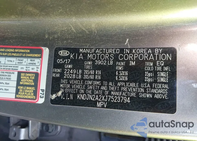 KNDJN2A2XJ7523794: 39977982