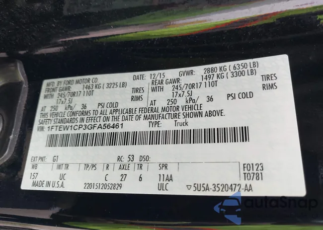 1FTEW1CP3GFA56461: 39985324