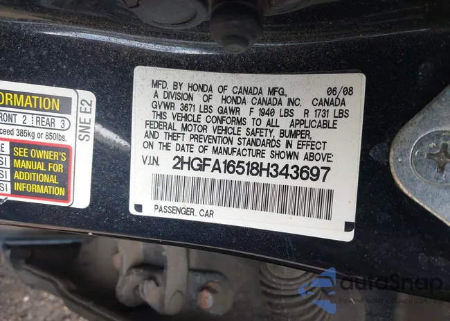 2HGFA16518H343697: 39990621