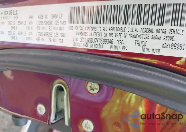 3C6UR5DJ7KG599346: 39992998