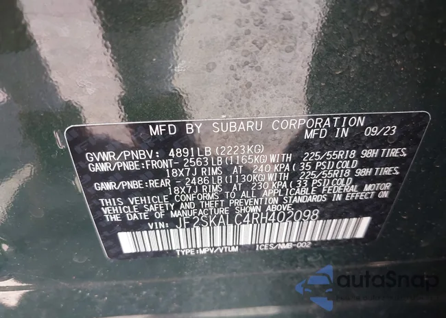 JF2SKALC4RH402098: 39994157