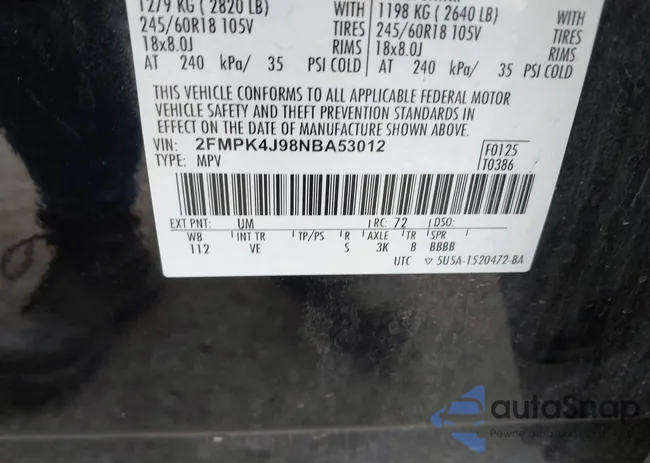 2FMPK4J98NBA53012: 40000218