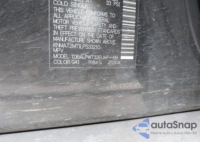 KNMAT2MT1LP533210: 40003252