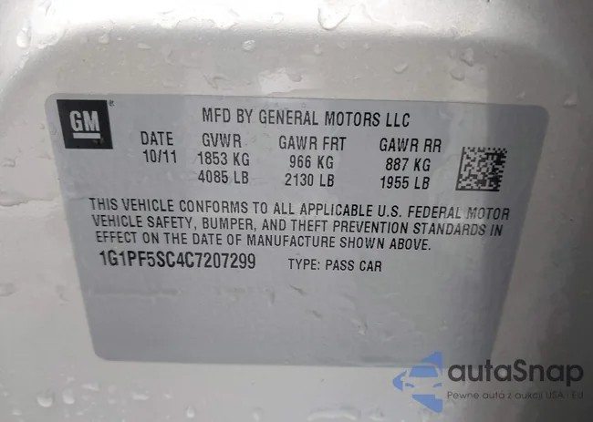 1G1PF5SC4C7207299: 40007681