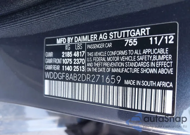 WDDGF8AB2DR271659: 40009439