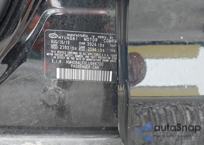 KMHD84LFXLU986700: 40014316