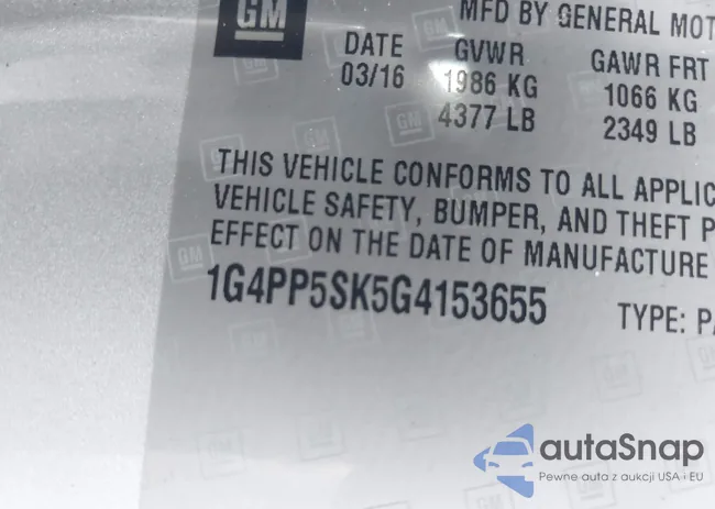 1G4PP5SK5G4153655: 40014180
