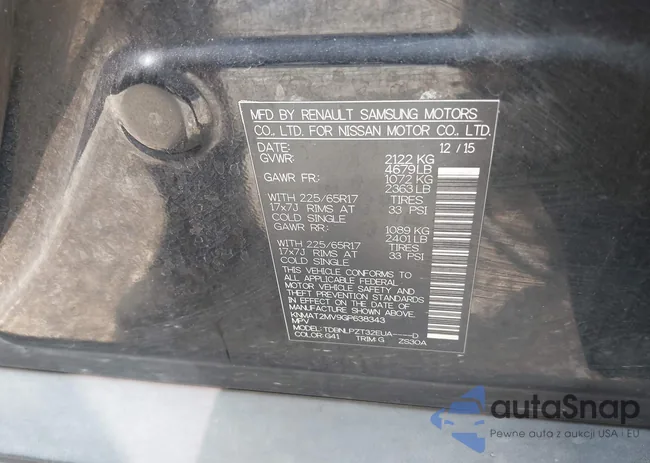 KNMAT2MV9GP638343: 40015082