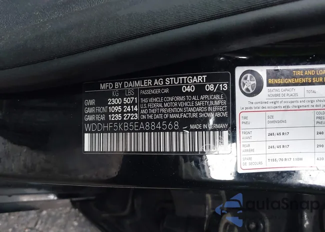 WDDHF5KB5EA884568: 40020759