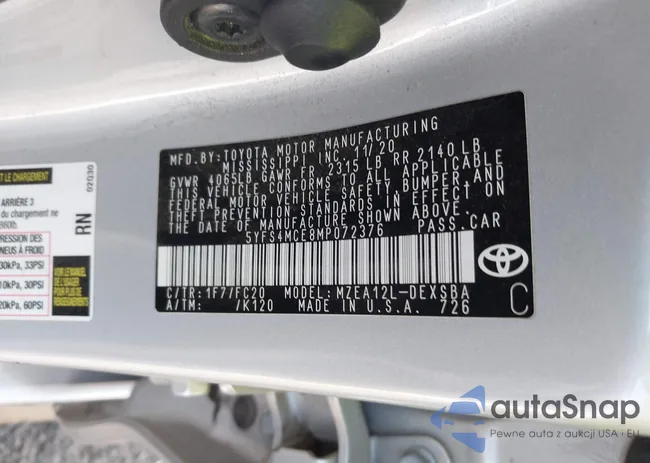 5YFS4MCE8MP072376: 40019829