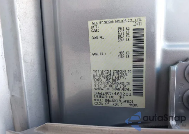 1N4AL2AP7CN469201: 40020168