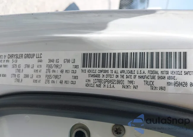 1D7RB1GP6AS218031: 40023509