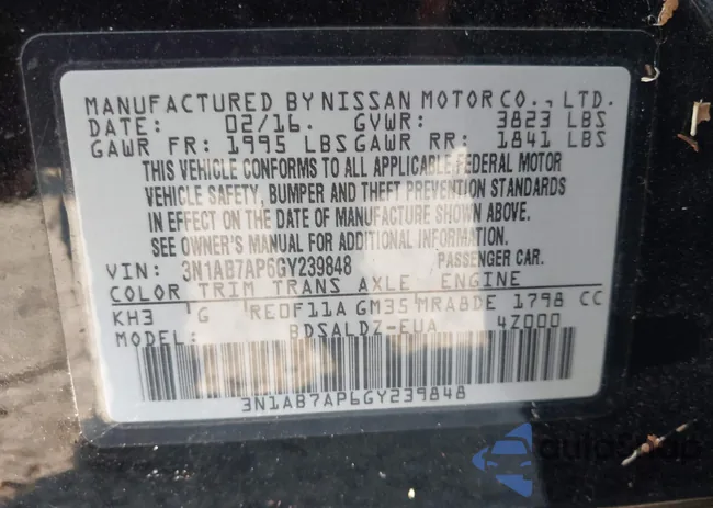 3N1AB7AP6GY239848: 40032262