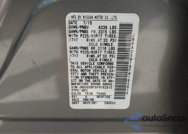 JN8AS5MT9FW162915: 40035667