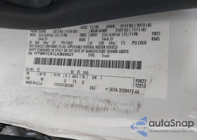 1FTBR1C81LKB65621: 40039337