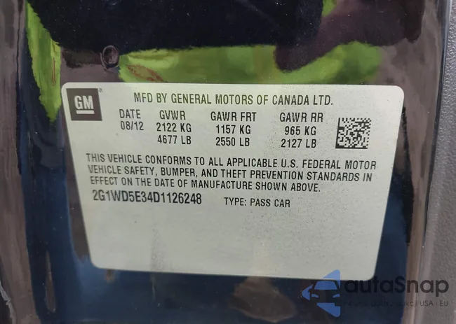 2G1WD5E34D1126248: 40041268