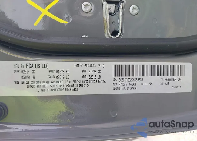 2C3CCAEG2KH689638: 40041090