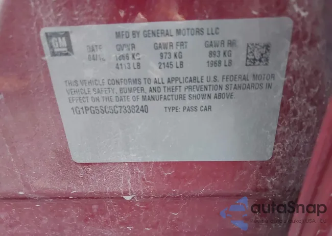 1G1PG5SC5C7338240: 40042945