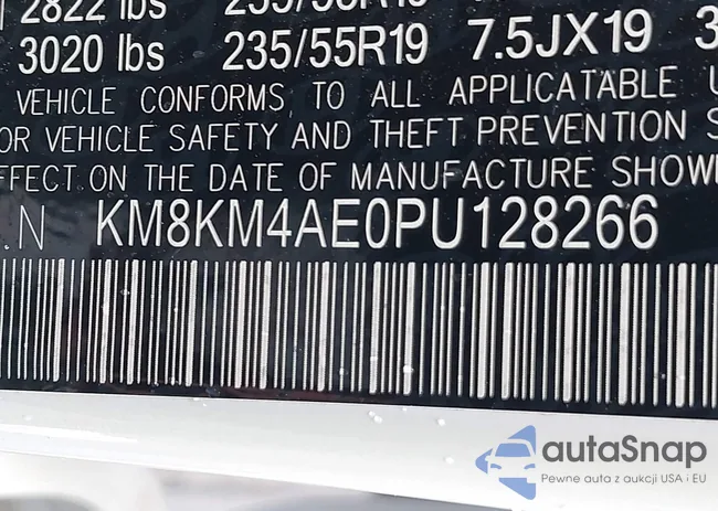 KM8KM4AE0PU128266: 40046315