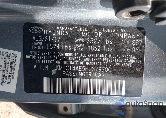 KMHCT4AE5HU379700: 40048866