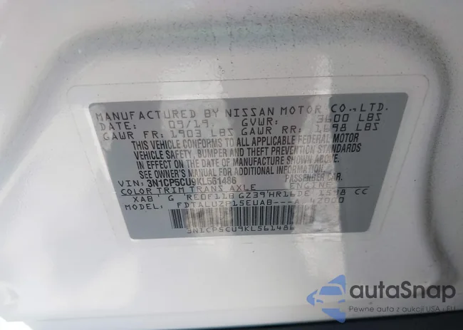 3N1CP5CU9KL561486: 40051114