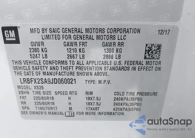 LRBFX2SA9JD060021: 40051147