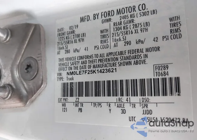 NM0LE7F25K1423621: 40051530