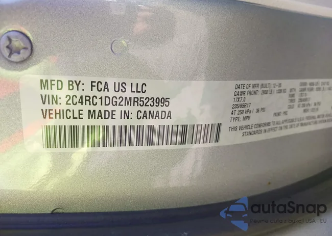 2C4RC1DG2MR523995: 40053183