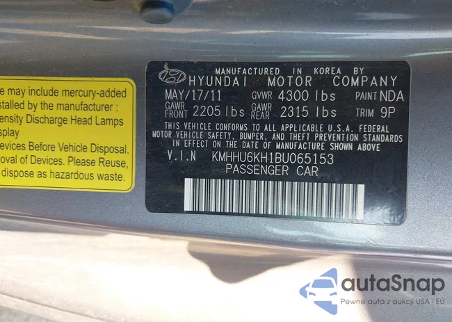 KMHHU6KH1BU065153: 40053325