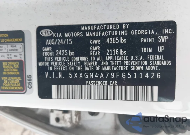 5XXGN4A79FG511426: 40054311