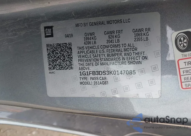 1G1FB3DS3K0147085: 40053568