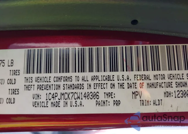 1C4PJMCK7CW140306: 40055480