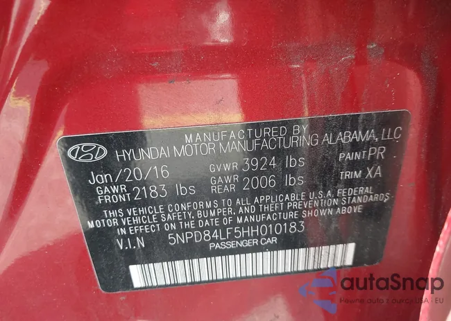 5NPD84LF5HH010183: 40054551