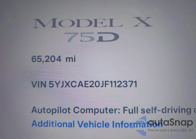 5YJXCAE20JF112371: 40055982