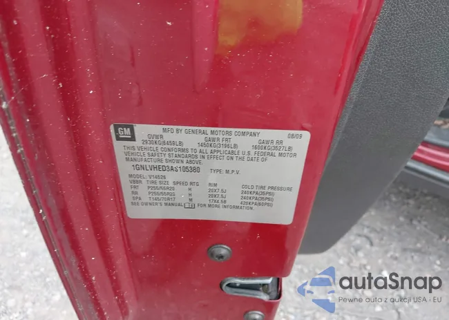 1GNLVHED3AS105380: 40056097