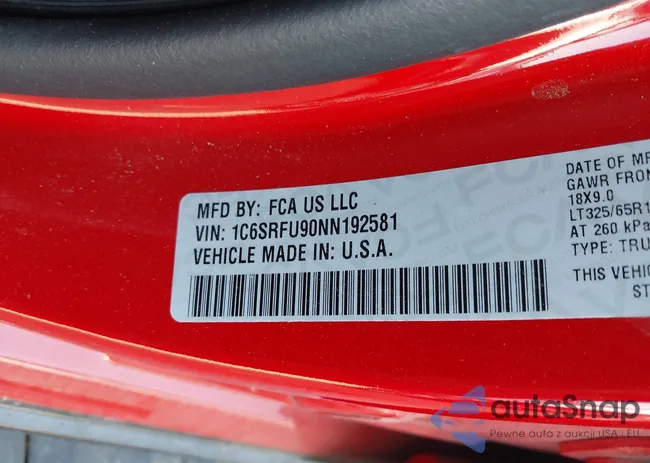 1C6SRFU90NN192581: 40056112