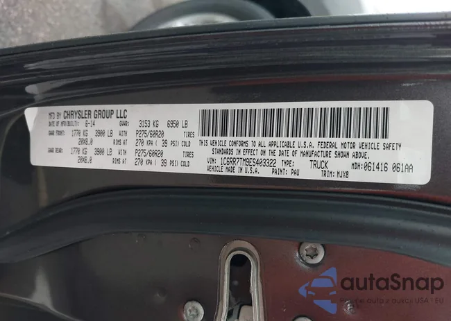 1C6RR7TM9ES403322: 40056225