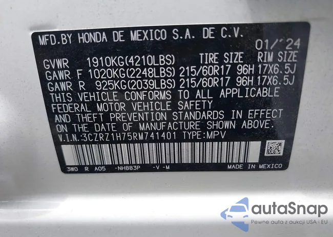 3CZRZ1H75RM741401: 40055574