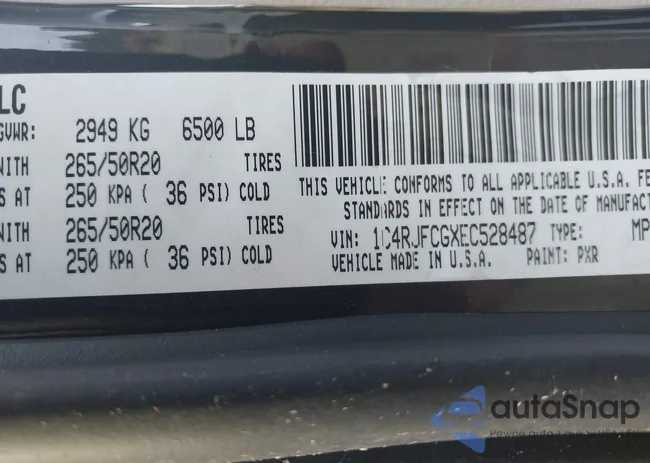 1C4RJFCGXEC528487: 40055764