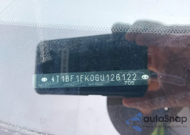 4T1BF1FK0GU126122: 40057132