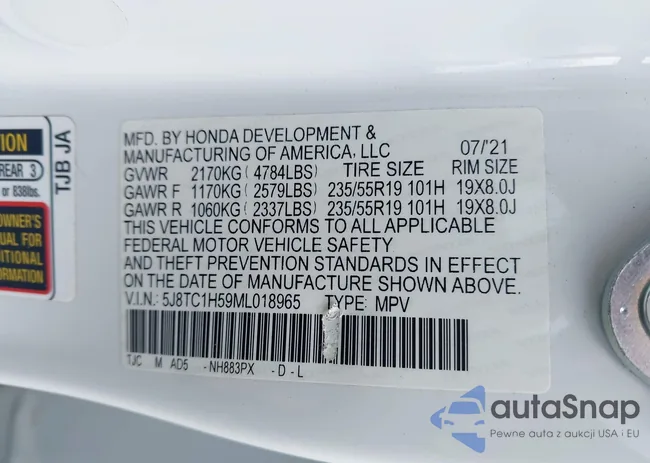 5J8TC1H59ML018965: 40056632