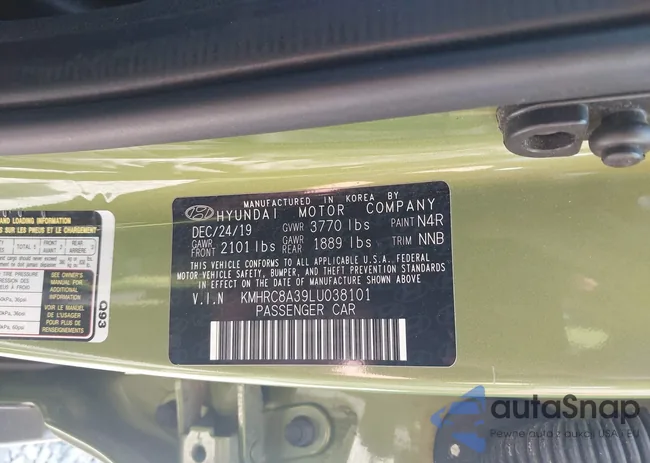 KMHRC8A39LU038101: 40056811