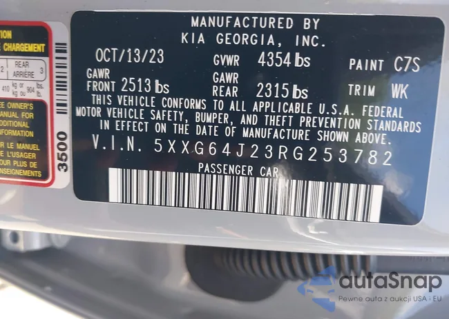 5XXG64J23RG253782: 40058194