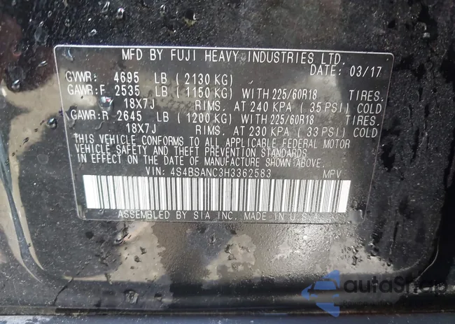 4S4BSANC3H3362583: 40059026