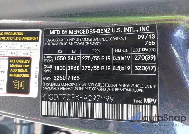 4JGDF7CEXEA297999: 40058810