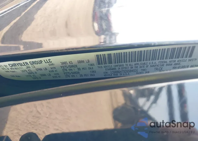 1C6RR6NT5DS584531: 40058861