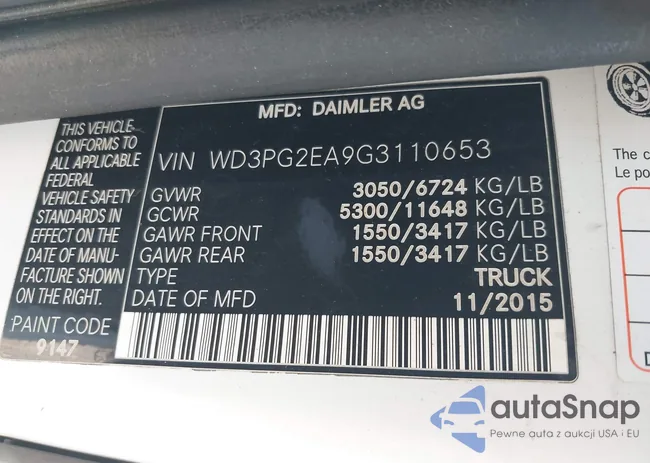 WD3PG2EA9G3110653: 40060400