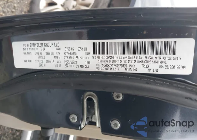 1C6RR7PM7ES371805: 40061521